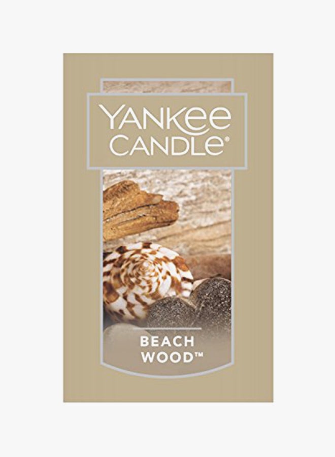 Large Jar Beach Wood Candle