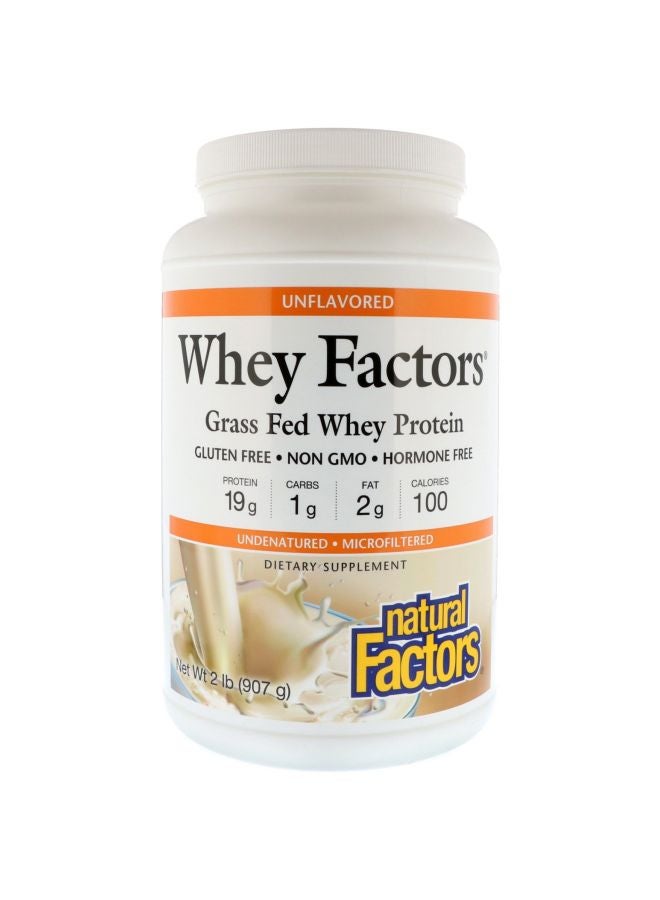 Whey Factors Grass Fed Whey Protein Dietary Supplement