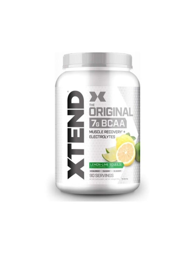 Xtend The Original 7G BCAA Muscle Recovery + Electrolytes, Lemon-Lime Squeeze Flavor - 90 Servings