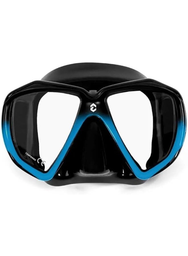 DYNAMIC NORD VM-50 MASK TWO GLASS BLACK/BLUE FADE SPRAY