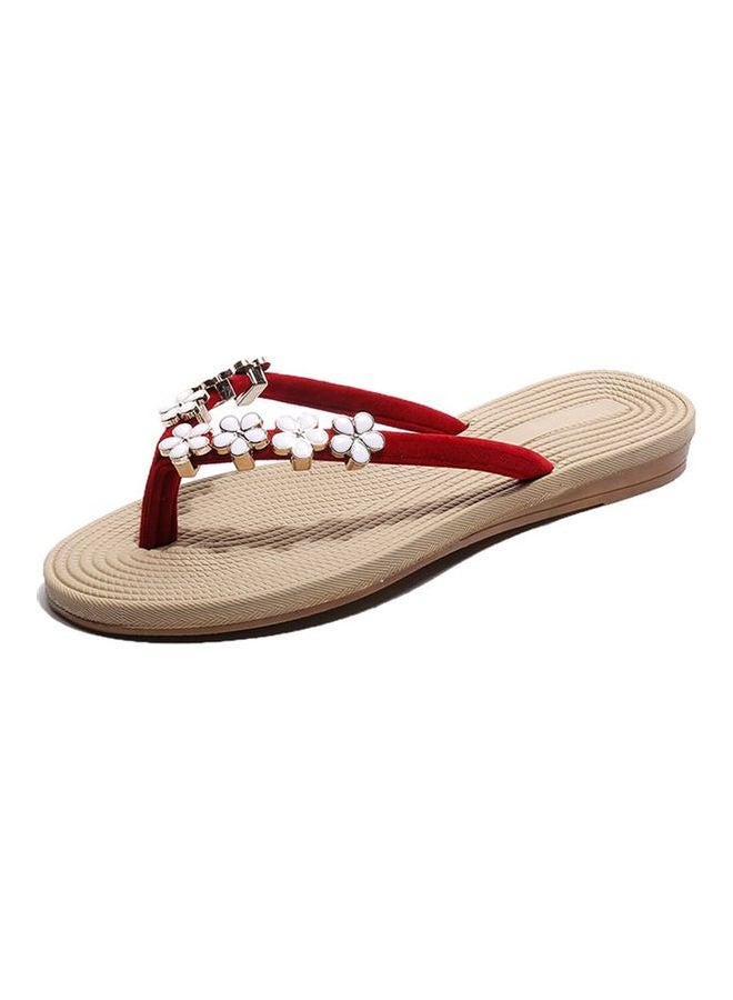 Summer Fashionable Comfortable Sandals Red/White