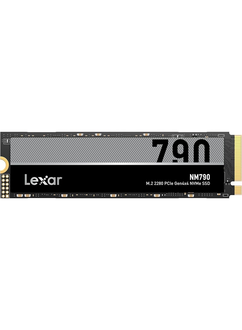 NM790 512GB SSD, M.2 2280 PCIe Gen4x4 NVMe 1.4 Internal SSD, Up to 7200MB/s Read, Up to 4400MB/s Write, Internal Solid State Drive for PS5, PC, Laptop, Gamers, Professionals (LNM790X512G-RNNNG) 512 GB