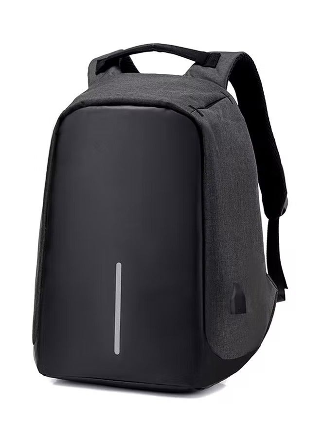 Multifunction USB Anti-Theft Backpack 0.62kg Black