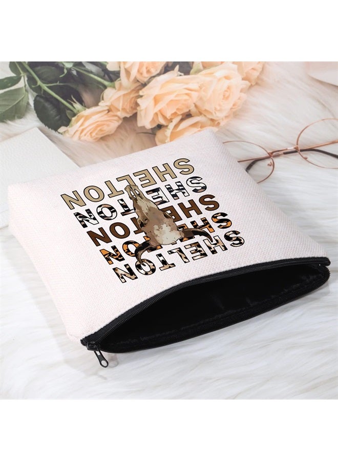 Country Music Festival Gift country song Zipper Pouch Makeup Bag For Country Girl (Shel-ton Cosmetic Bag)