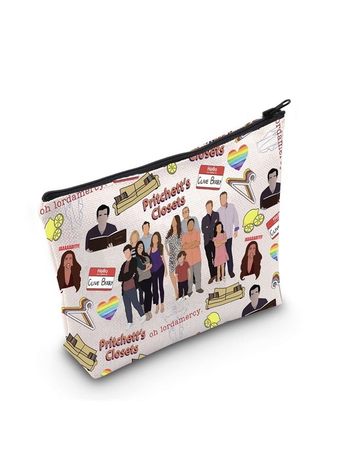 Family TV Series Inspired Gift Pritchett's Closets Cosmetic Bag For Family Fan (Modern F Cosmetic Bag)