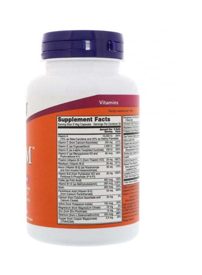 Adam Multiple Vitamin Dietary Supplement - 90 Veg Capsules