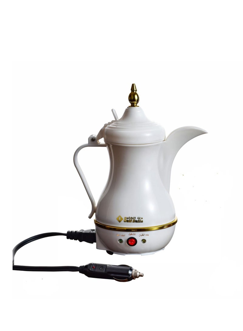 Gulf Dalla Arabic Coffee Maker for Travel 400ml GA-C91844 White