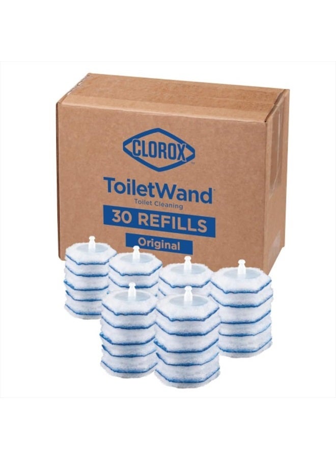 ToiletWand Disinfecting Refills, Disposable Wand Heads - 30 Count (Package May Vary)