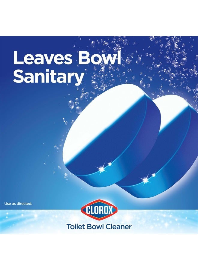 Ultra Clean Toilet Tablets Bleach & Blue, Rain Clean, 4 Ct (Package May Vary)