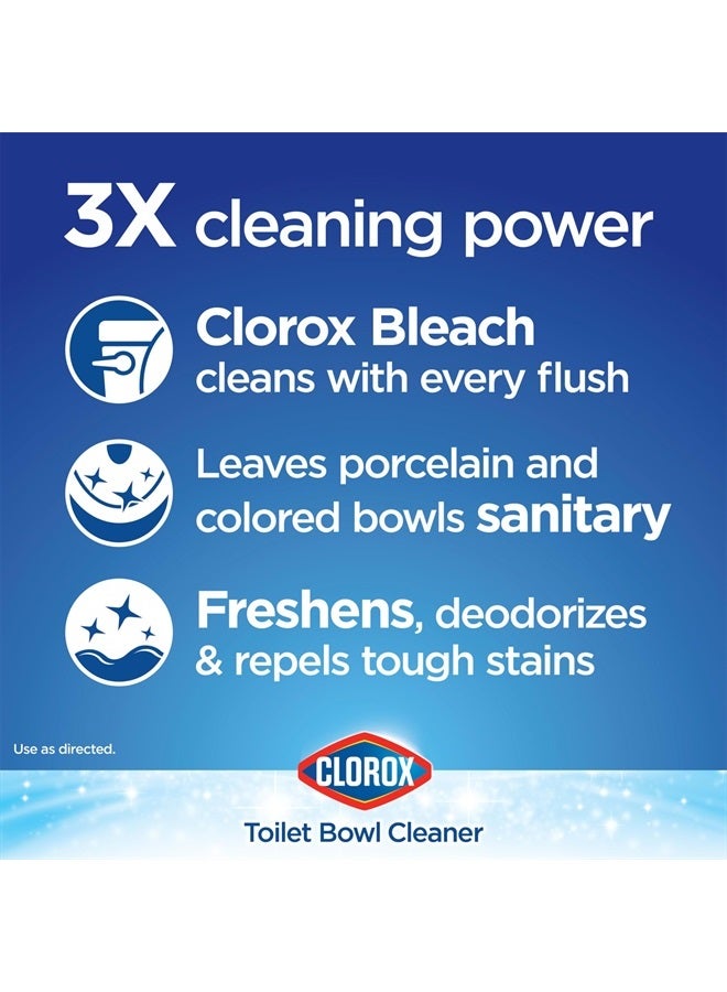 Ultra Clean Toilet Tablets Bleach & Blue, Rain Clean, 4 Ct (Package May Vary)
