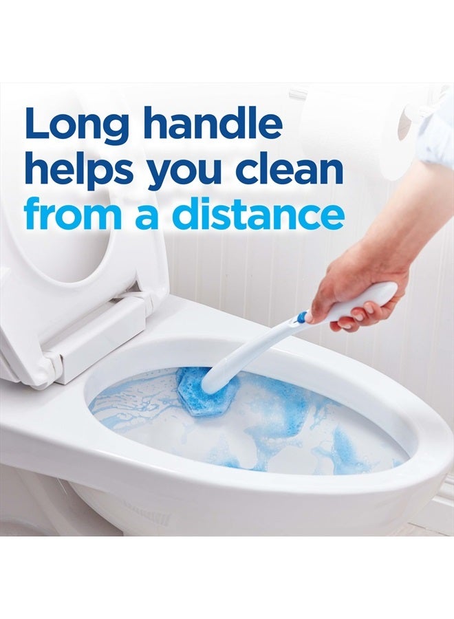ToiletWand, Disinfecting Wand Refill Heads - Rainforest Rush, 10 Count (Package May Vary)