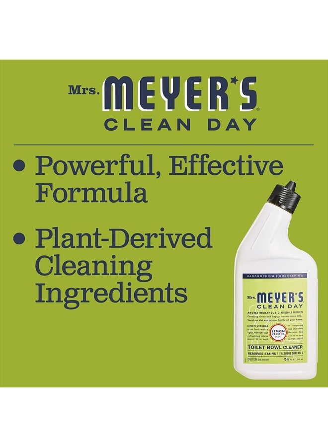 Liquid Toilet Bowl Cleaner, Stain Removing, Lemon Verbena, 24 oz