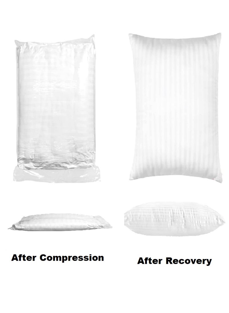 Double Duvet Insert Plain White 240 X 260Cm With 2 Pieces Pillow