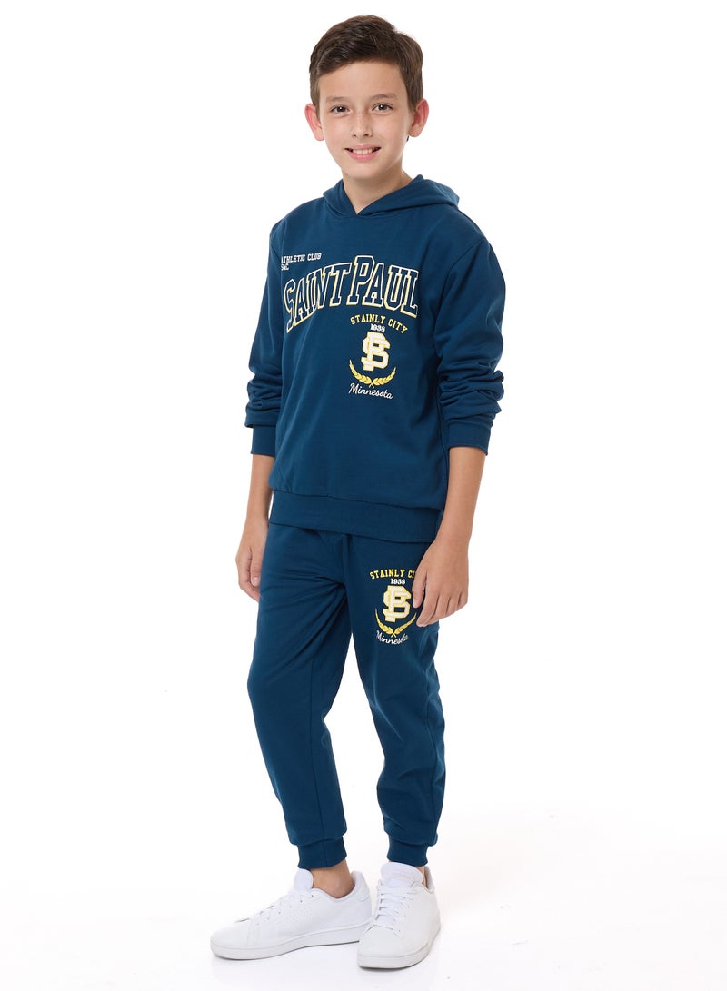 Boys' 2-Piece Hoodie and Jogger Set (8-14 yrs) Navy