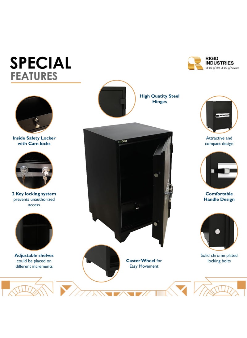 Fire Resistant Steel Safe with Dual Key Lock, 150Kg