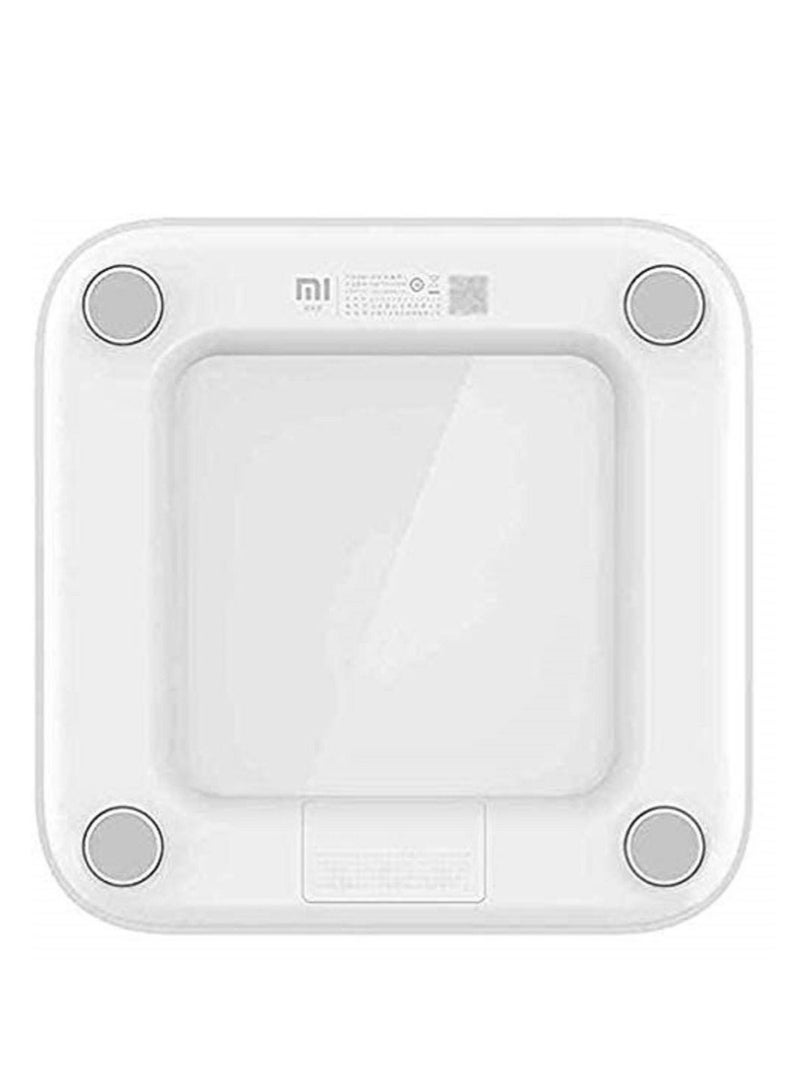 Smart Weight Scale, Weighing Scale 2 Bluetooth 5.0, Precision Fitness, White