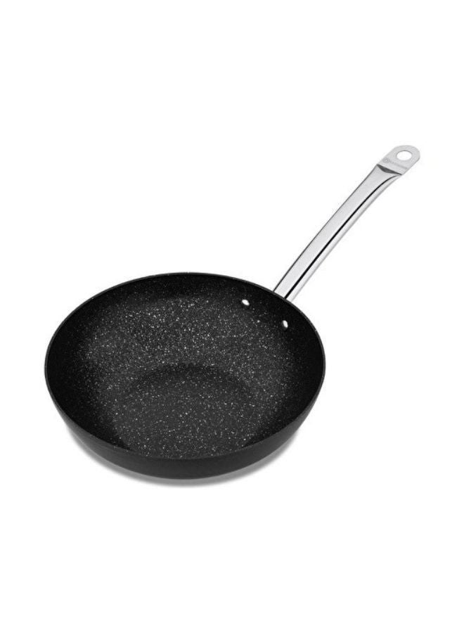 Proline Nero Wok Induction Compatible Non-Stick Pan With Marble Coating Forged Aluminum Cookware 30x8.6cm