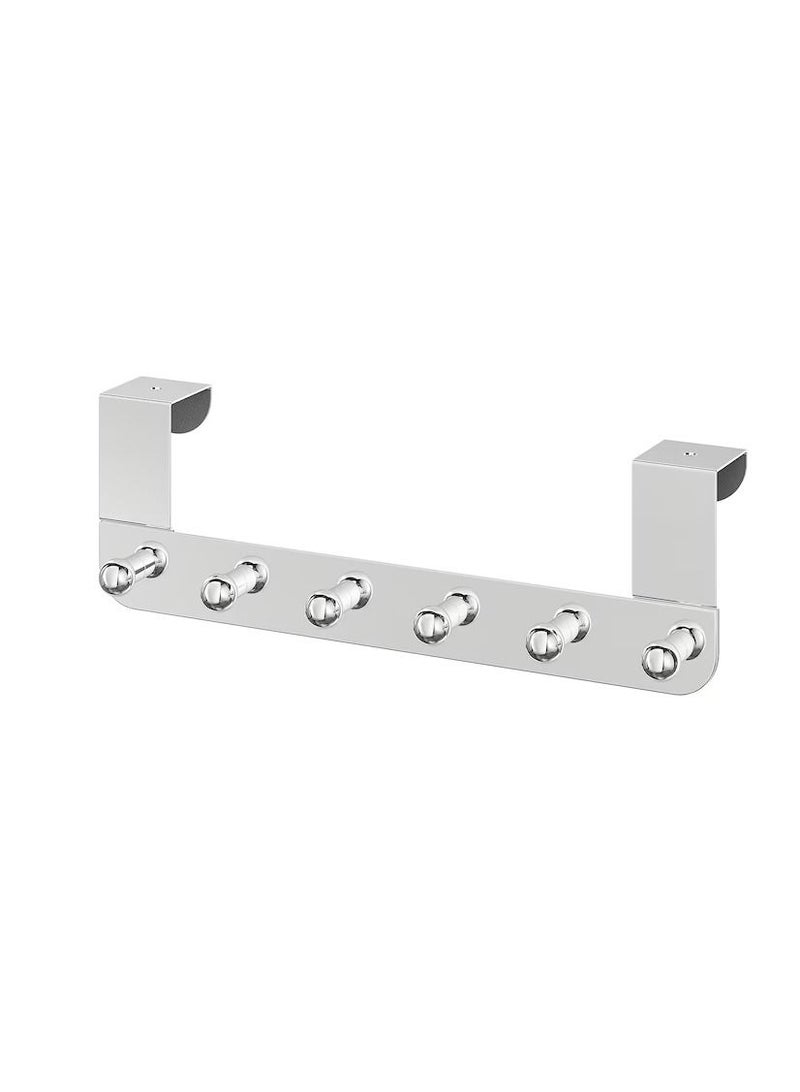 Hanger for door, chrome effect