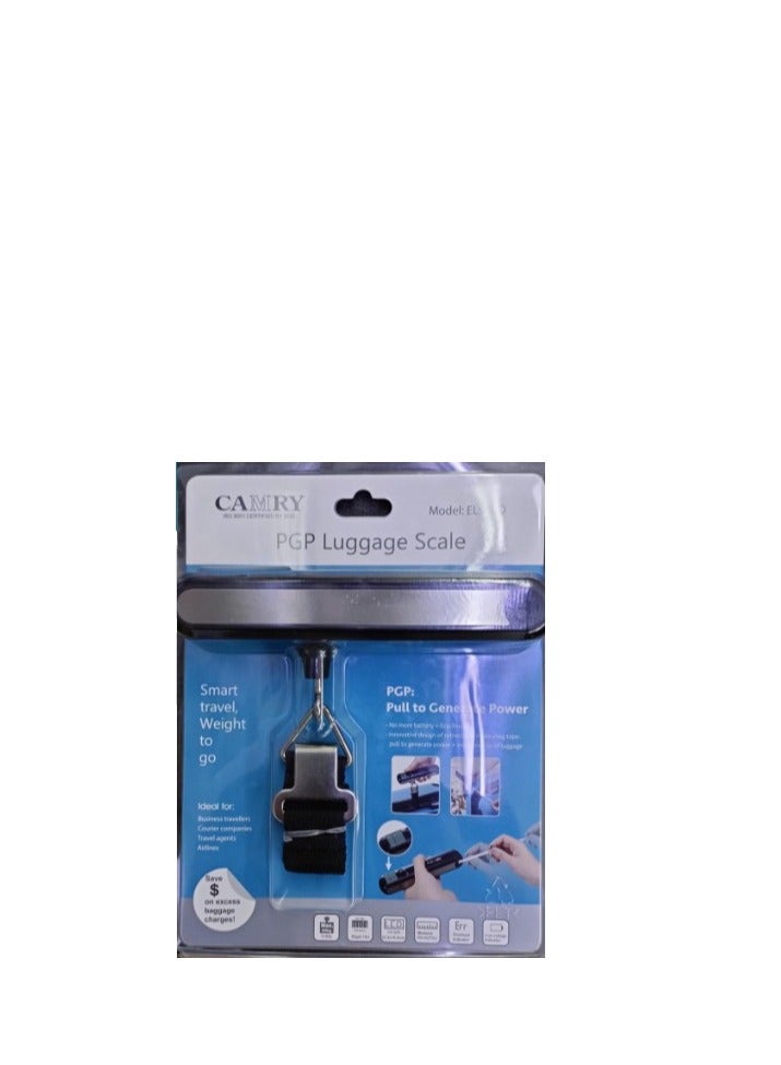 Camry Digital Luggage Scale Up tp 50 kg, Silver EL10-31P