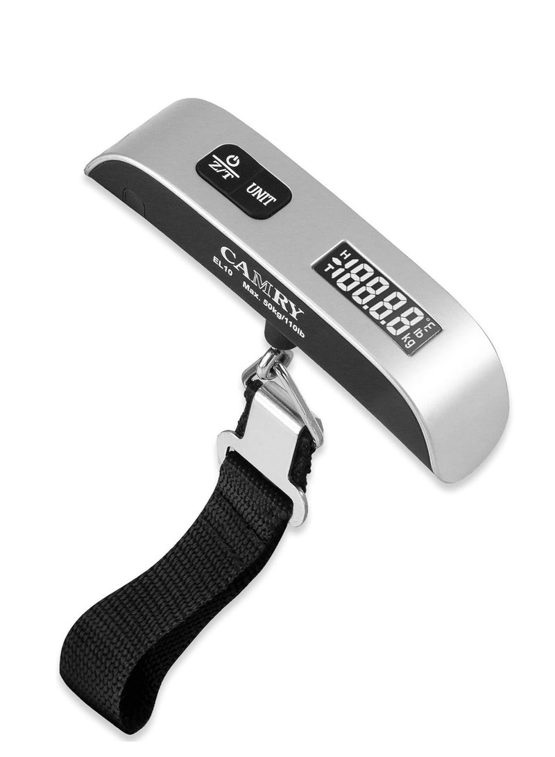 Camry Digital Luggage Scale Up tp 50 kg, Silver EL10-31P