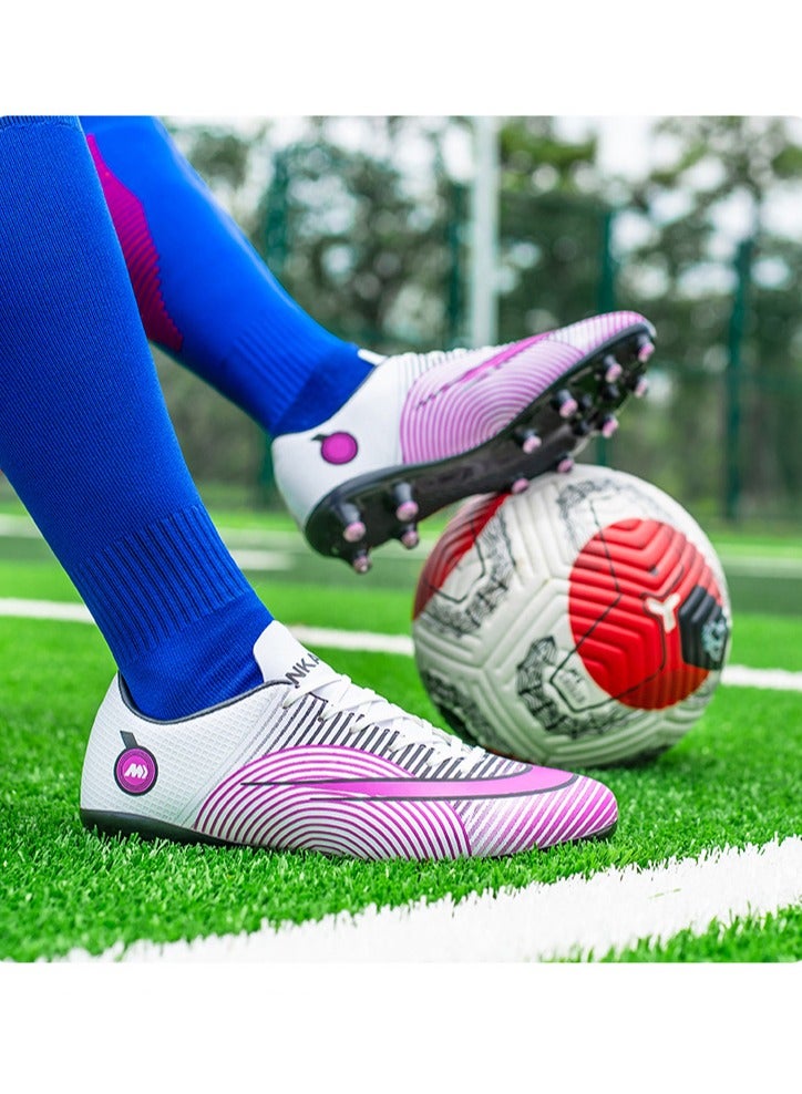 Men's football shoes, suitable for outdoor and indoor professional teenage boy football shoes, men's and women's universal football shoes.