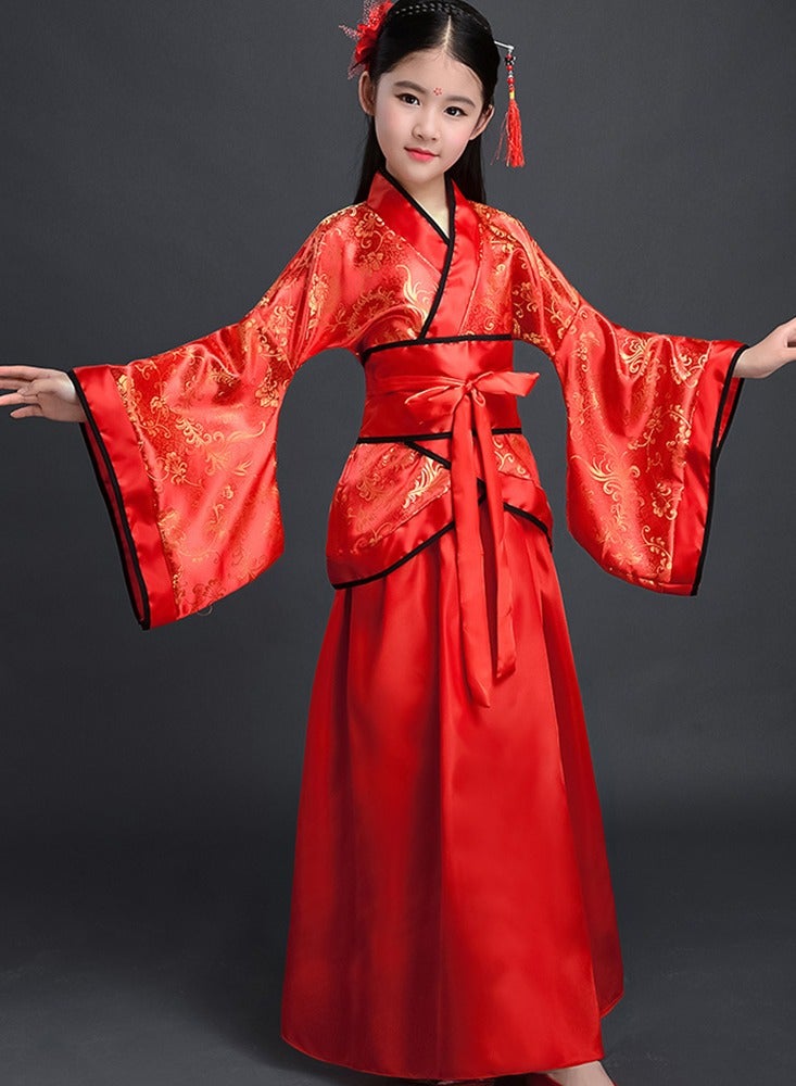 New Retro Chinese Hanfu Dress Imitation of Tang and Song Dynasties Girls' Dress