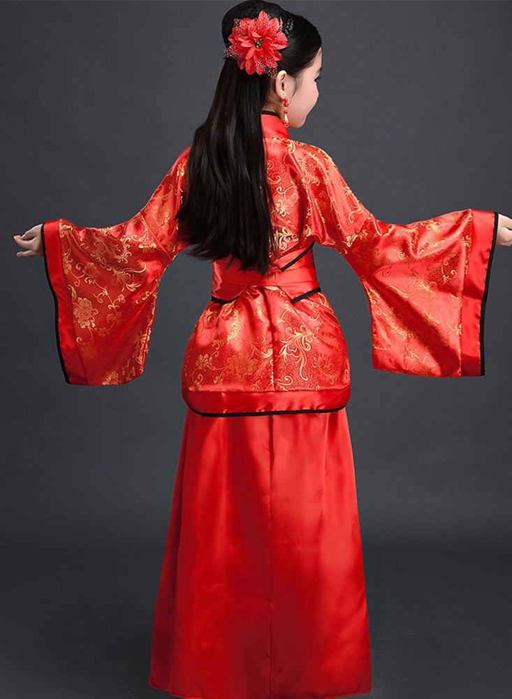 New Retro Chinese Hanfu Dress Imitation of Tang and Song Dynasties Girls' Dress