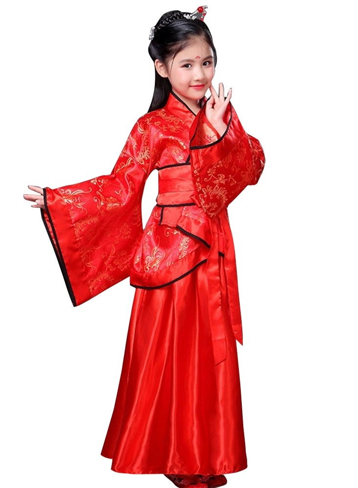 New Retro Chinese Hanfu Dress Imitation of Tang and Song Dynasties Girls' Dress