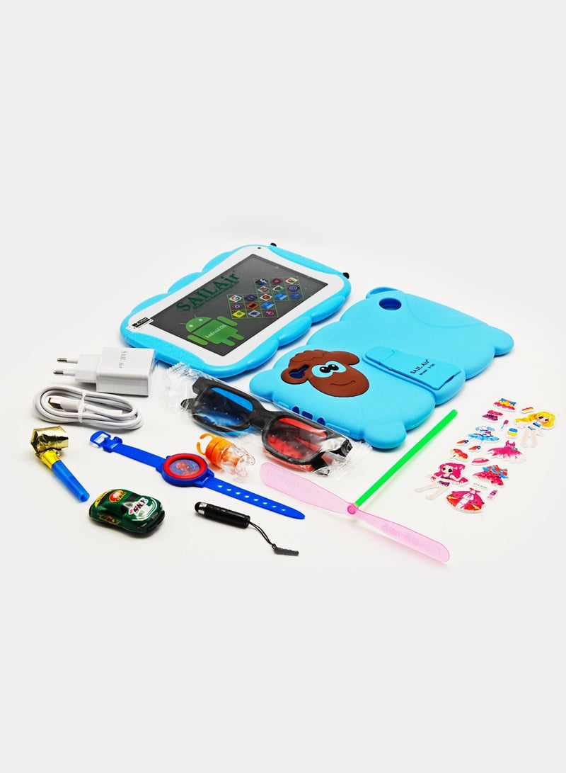 Kids Tablet Android Tablet for Kids Bluetooth WiFi Parental Control  GMS Shockproof Case Kids App Pre-Installed