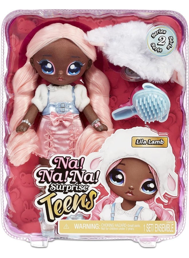 MGA Entertainment Na Na Na Surprise Teens Fashion Doll Lila Lamb, 11