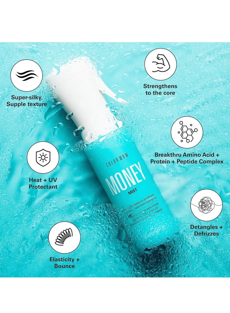 COLOR WOW MONEY MIST – Luxe Leave-in Conditioning Treatment for Glossy, Expensive-Looking Hair | Moisturizes, Defrizzes & Detangles for smooth, silky texture 150ml