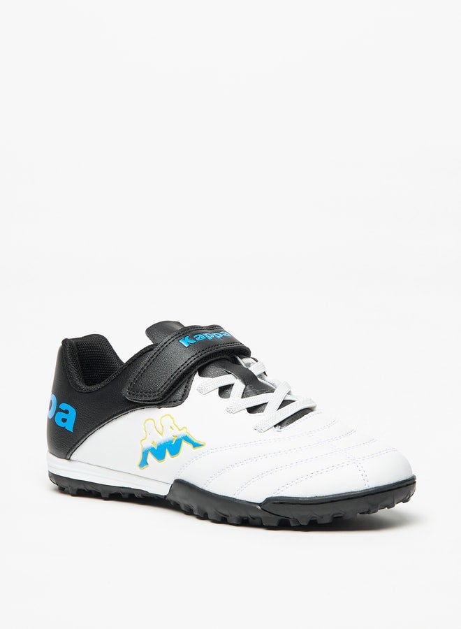 Boys' Logo Detail Sports Shoes with Hook and Loop Closure