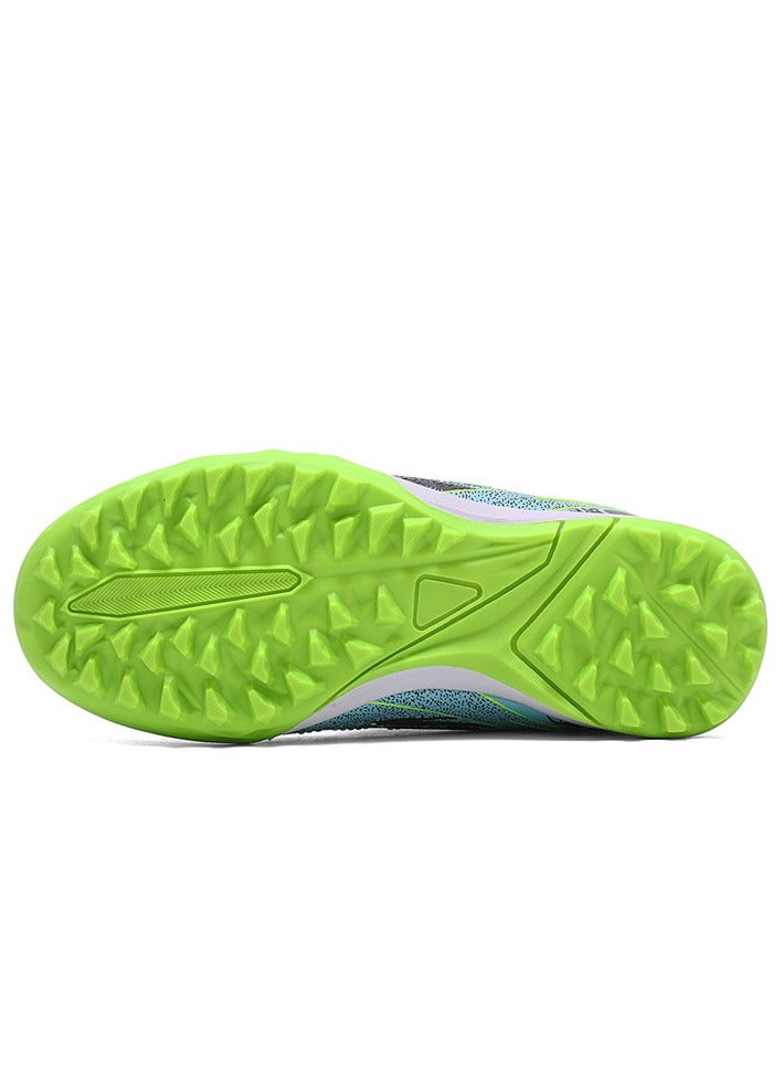 Velcro Soccer Shoes For Track And Field And Turf, Training Shoes For Youth Boys And Girls, Low-Top Breathable Sneakers