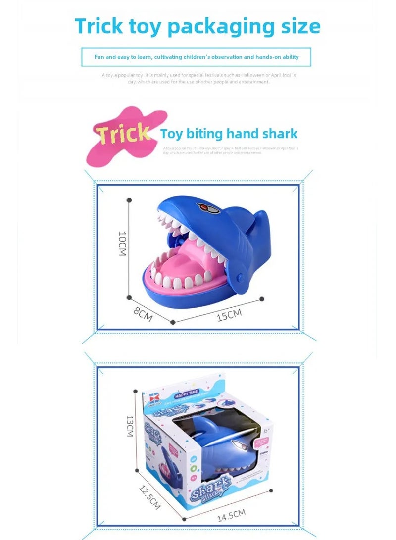 Novelty finger biting small shark toys, parent-child interactive games