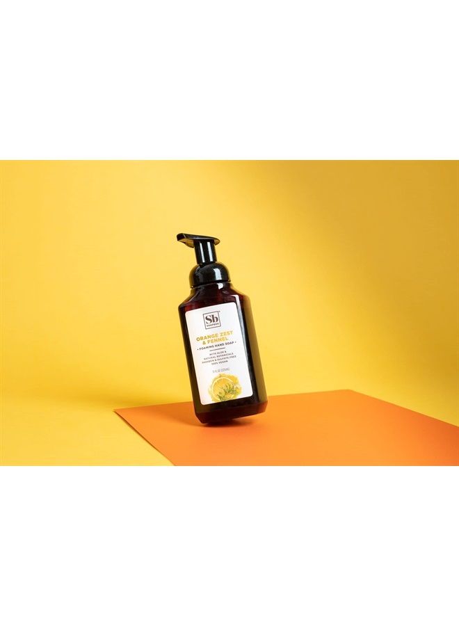 Orange Zest & Fennel Foaming Hand Soap, Rich in Vitamin C Packed Citrus to Provide Healthy Skin & a Natural Glow - 1 x 312g