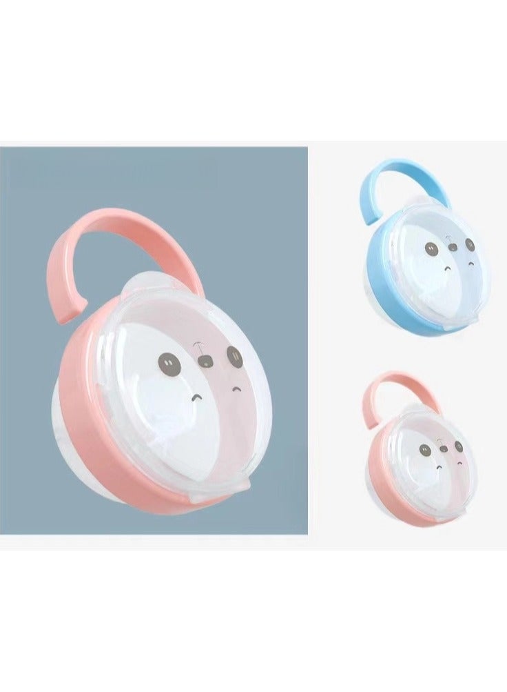 Baby Pacifier Transparent Dust-Proof PP Panda Storage Box