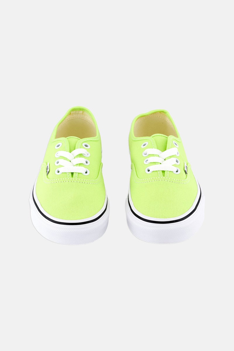 Kids Boy Authentic Lace Up Shoe, Lime Green