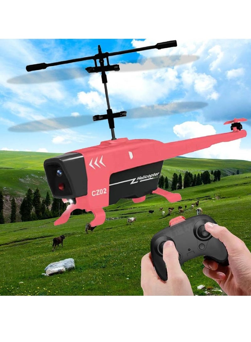 Remote Control Helicopter Kids Toys,3.5 Channel 2.4GHz Aircraft with Intelligent Obstacle Avoidance,One Key take Off Landing,LED Light,Stable Flight & Easy Control, Birthday Present for Boys Girls