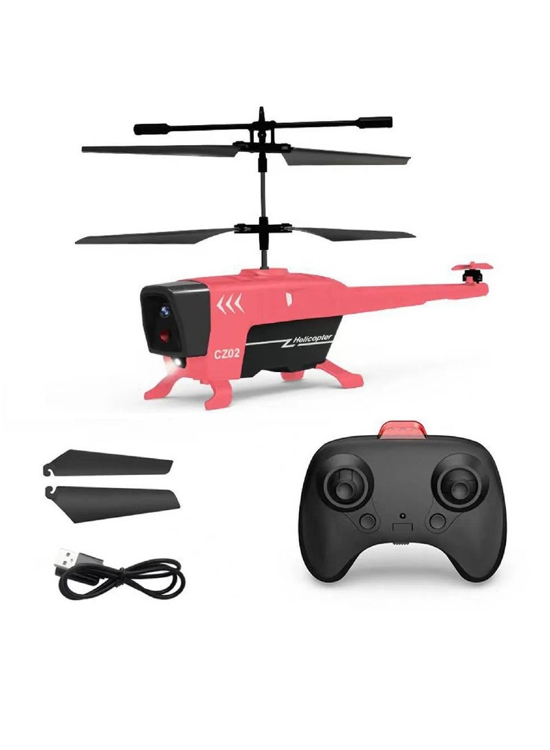 Remote Control Helicopter Kids Toys,3.5 Channel 2.4GHz Aircraft with Intelligent Obstacle Avoidance,One Key take Off Landing,LED Light,Stable Flight & Easy Control, Birthday Present for Boys Girls