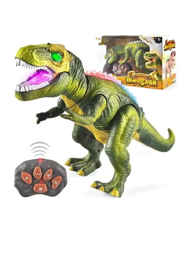 Dinosaur Toy for Kids - Light-Up, Roaring T-Rex, Electronic Walking,Auto-Demo and Spray Functions,Simulated Dinosaur Model
