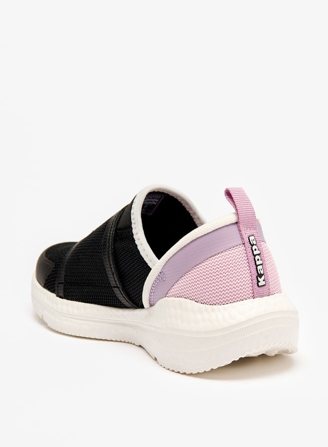 Girls' Panelled Slip-On Sports Shoes