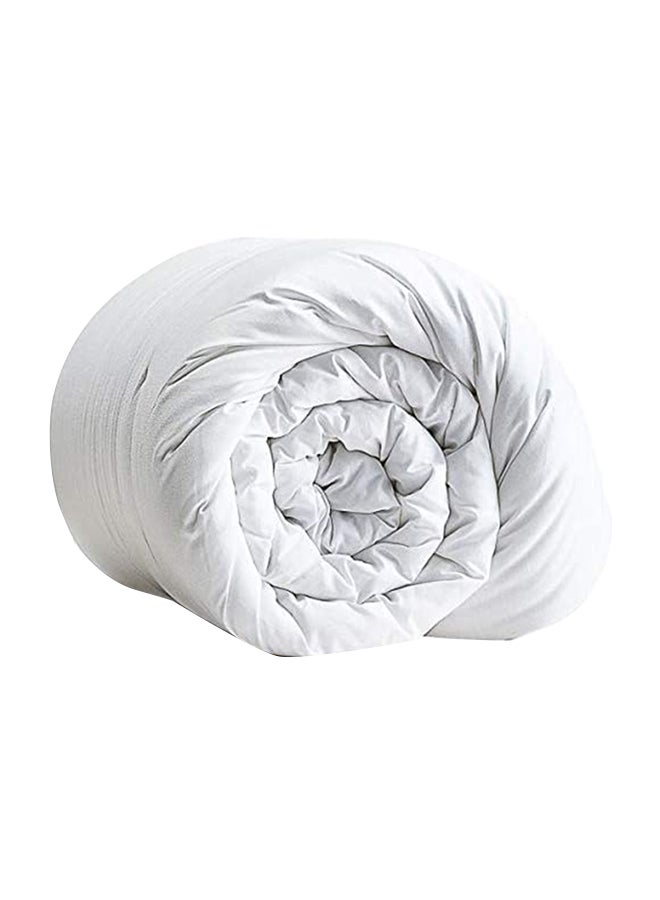 Microfibre King Duvet Polyester White