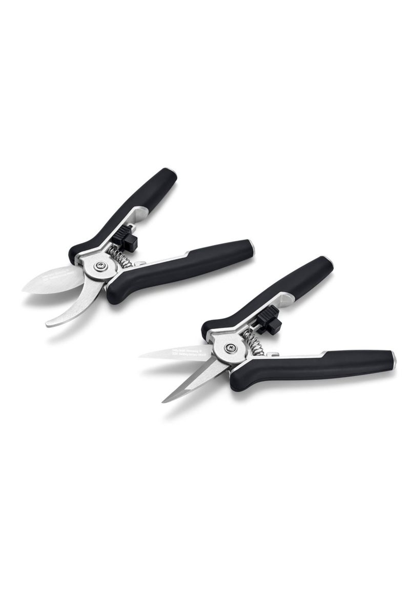 2 Pairs Of Mini Pruning Shears, Black