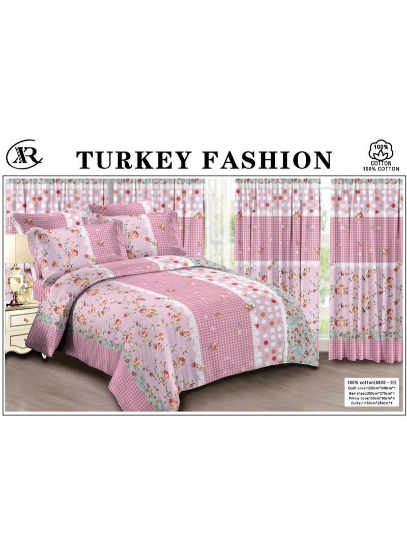 Turkey 10 Piece Comforter Bedding With Sheet And Decorative Pillow Shams