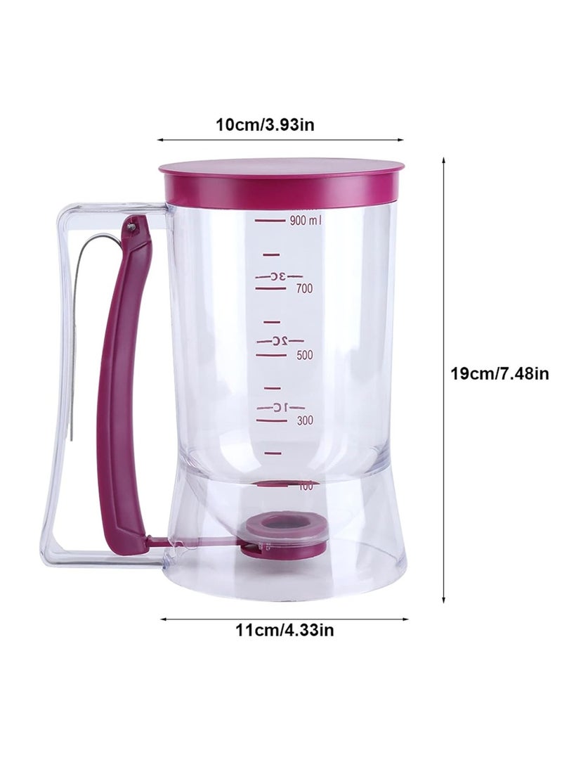 Cupcakes Pancakes Cookie Cake Muffins Waffles Batter Dispenser Cream Separator Measuring Cup Baking Tools
