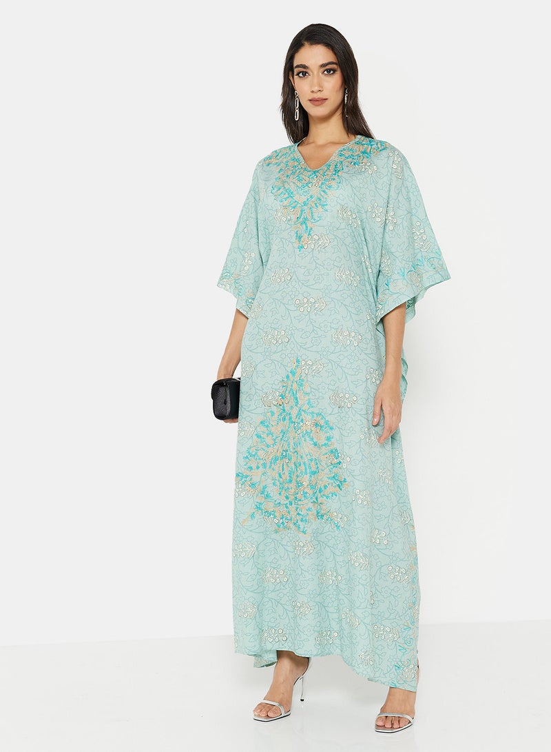 EMBROIDERED KAFTAN