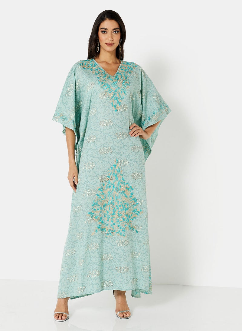 EMBROIDERED KAFTAN