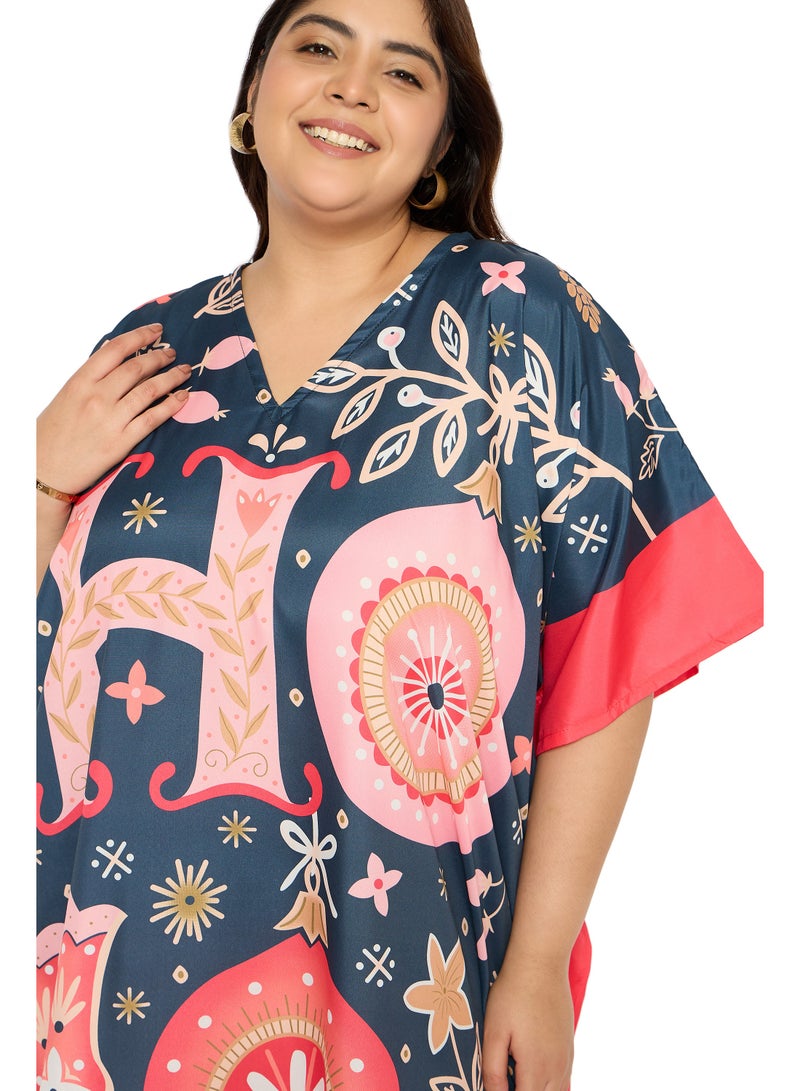 Women Beach Kaftan Maxi Dress Plus Size Caftan Dress For Ladies