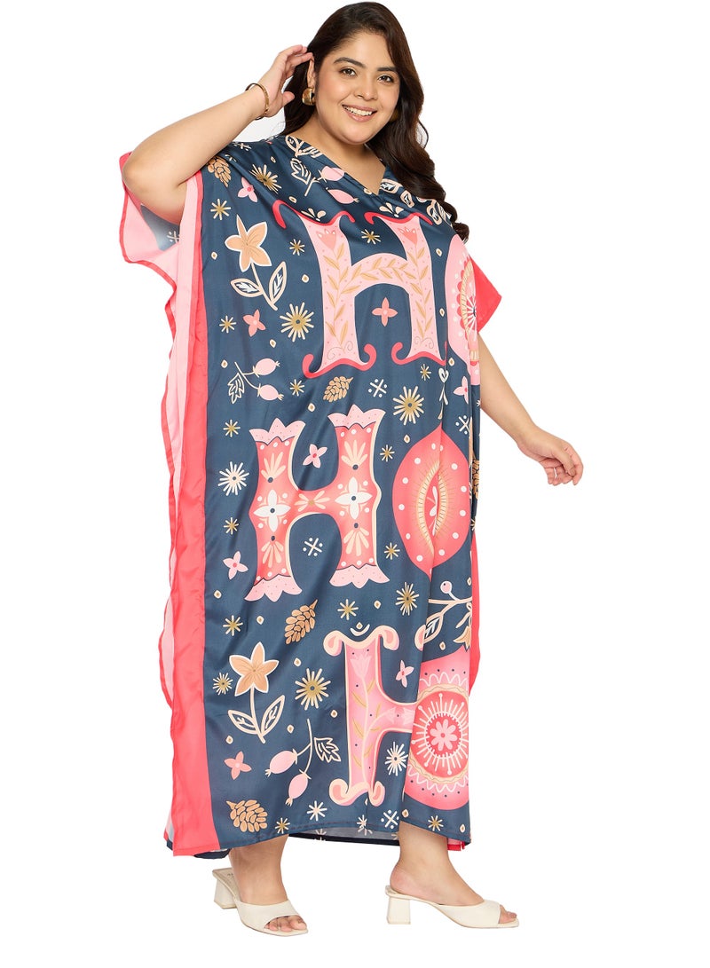 Women Beach Kaftan Maxi Dress Plus Size Caftan Dress For Ladies