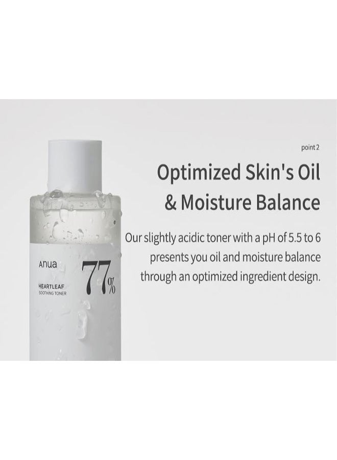 Heartleaf 77% Soothing Toner I Ph 5.5 Skin Trouble Care, Calming Skin, Refreshing, Hydrating, Purifying, Cruelty Free, Vegan For Sensitive, Combination (250Ml / 8.4 Fl.Oz.), Korean Skincare
